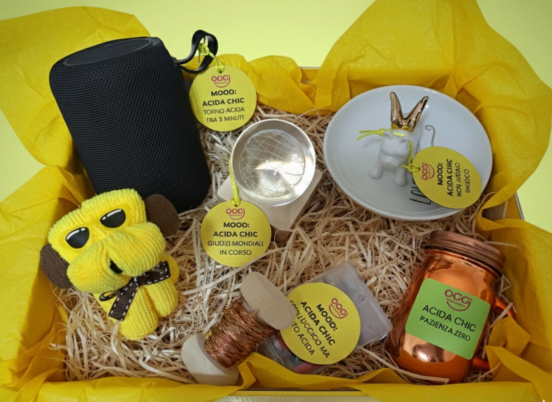 Mood Box Acida Chic OggiComeMiGira box regalo originale ironica sarcasmo 