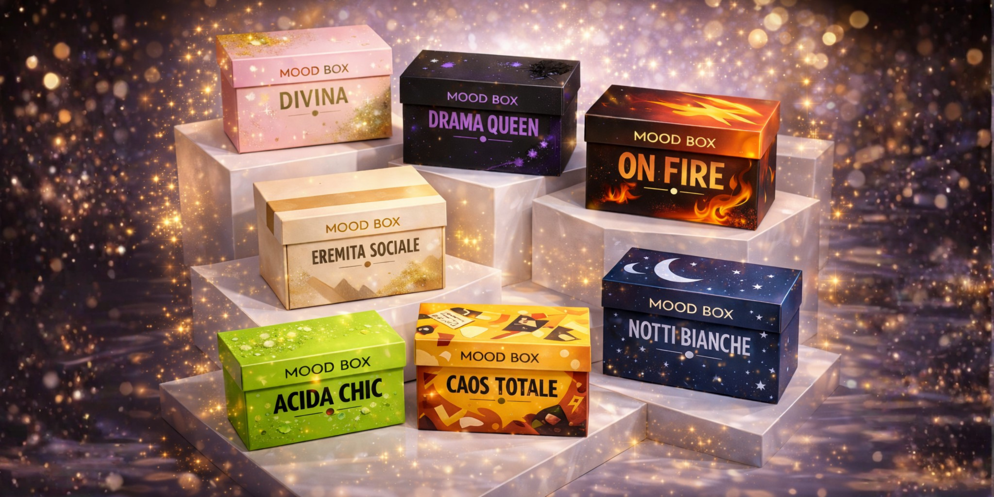 Mood Box OggiComeMiGira - Box regalo personalizzate in base all'umore